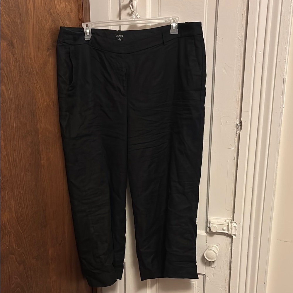 J. Crew Black Dress Pants Classic Tailored Style